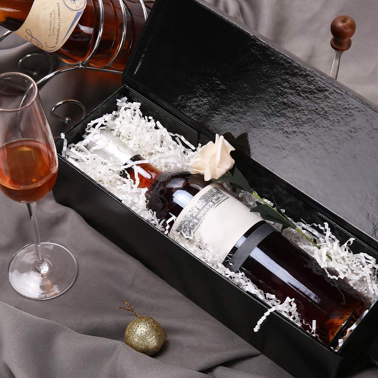 Wholesale 13.5x4.5x4 Inches Wine Bottle Gift Boxes