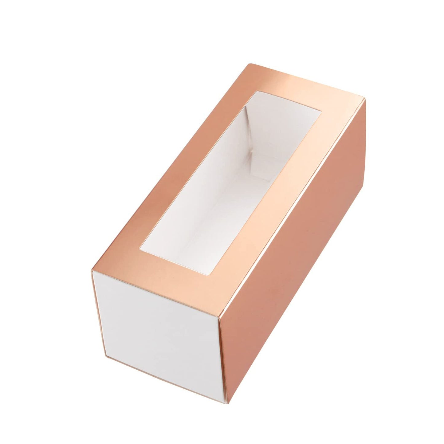 Wholesale 3 Colors 4.8x1.8x1.8 Inches Macaron Gift Boxes for 4/5 Macarons with Clear Window (without Macaron inside)-Pack of 660/3300