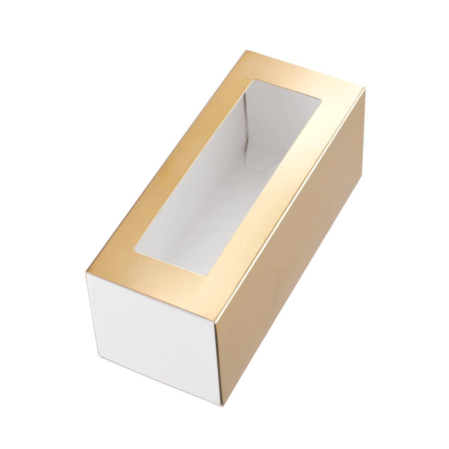Wholesale 3 Colors 4.8x1.8x1.8 Inches Macaron Gift Boxes for 4/5 Macarons with Clear Window (without Macaron inside)-Pack of 660/3300