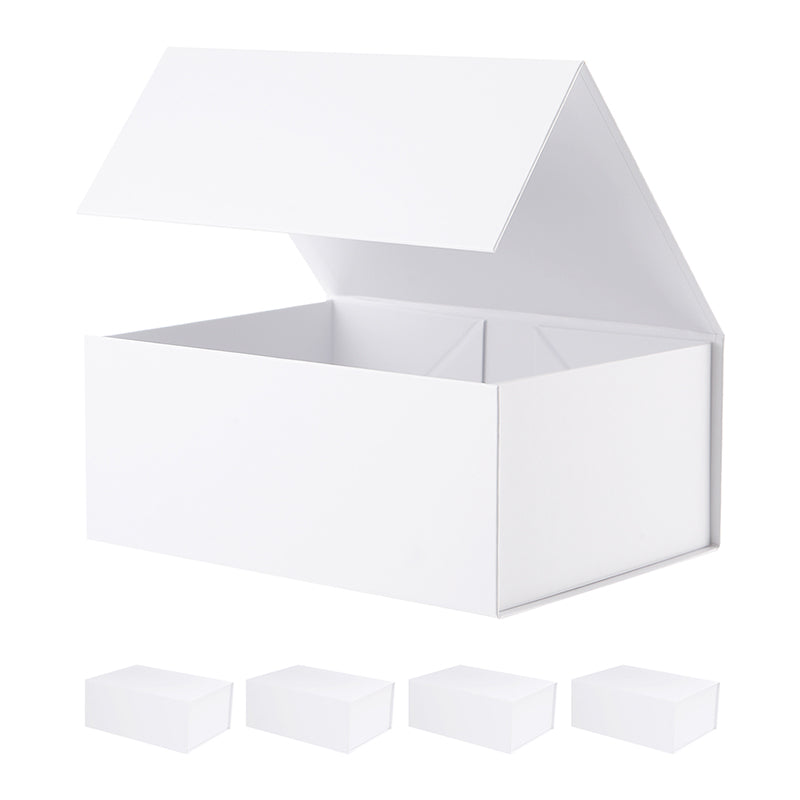 Wholesale 2 Color 9.5x7x4 Inches Black Gift Boxes with Square Flap Lids