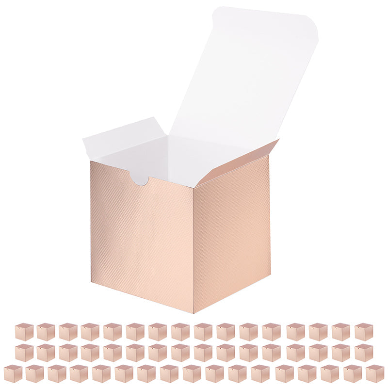 Wholesale 2 Colors 4x4x4 Inches Gift Boxes for Small Gifts Cupcake Boxes