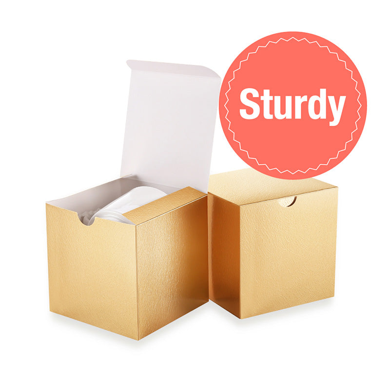 Wholesale 2 Colors 4x4x4 Inches Gift Boxes for Small Gifts Cupcake Boxes