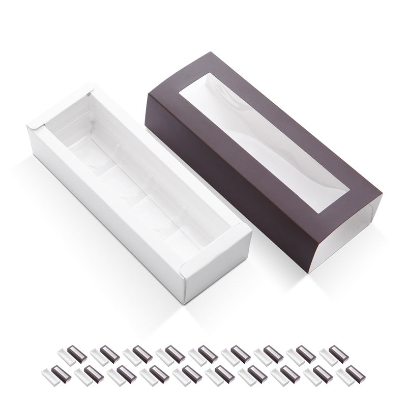 Wholesale 4 Colors 4-Piece Truffle Boxes Chocolate Boxes with Tray Size 5.75x1.25 Inches