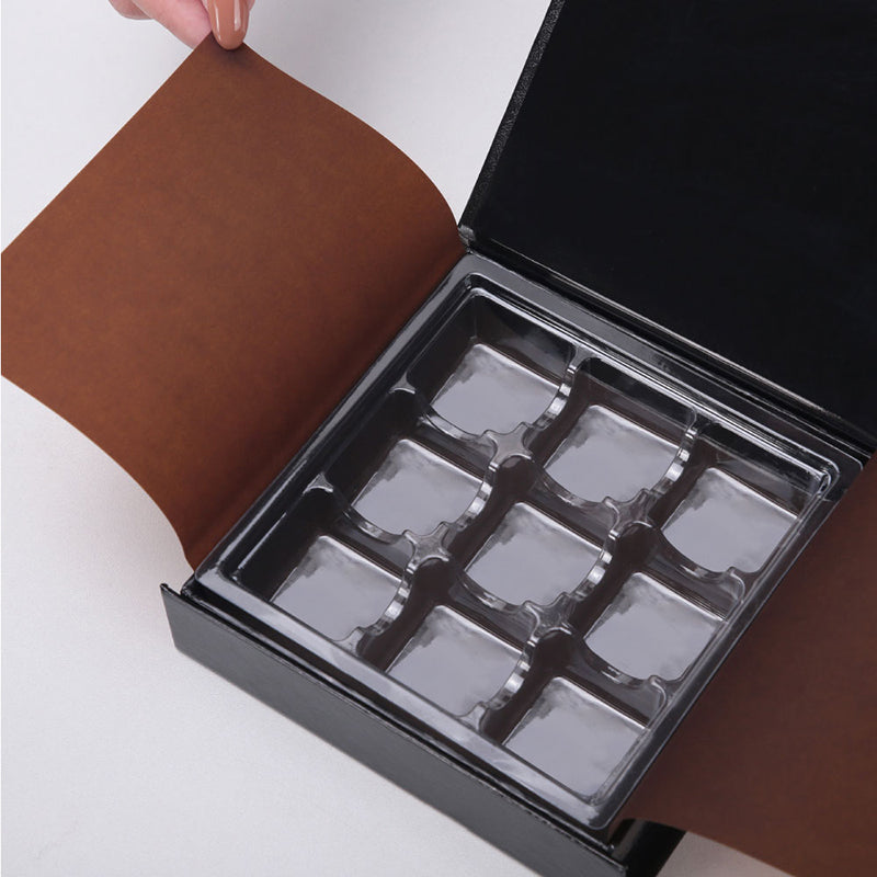 Wholesale 4 Colors 9-Piece Chocolates Boxes Truffle Gift Boxes