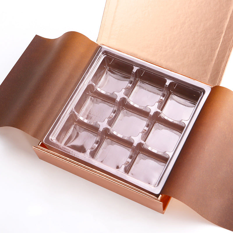 Wholesale 4 Colors 9-Piece Chocolates Boxes Truffle Gift Boxes