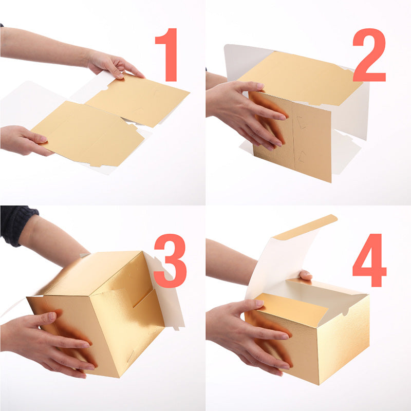 Wholesale 4 Colors 6x6x4 Inches Small Gift Cardboard Boxes