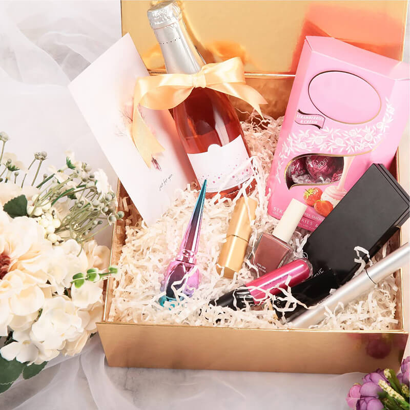 Wholesale 5 Colors 9.5x9.5x3.5 Inches Glossy Collapsible Gift Boxes