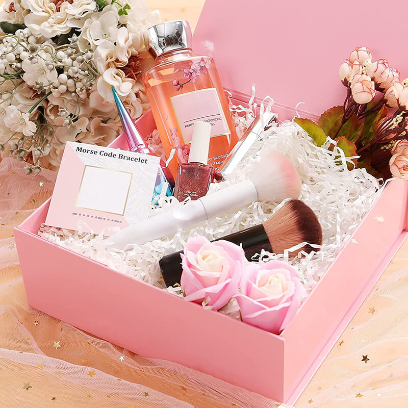 Wholesale 5 Colors 9.5x9.5x3.5 Inches Glossy Collapsible Gift Boxes