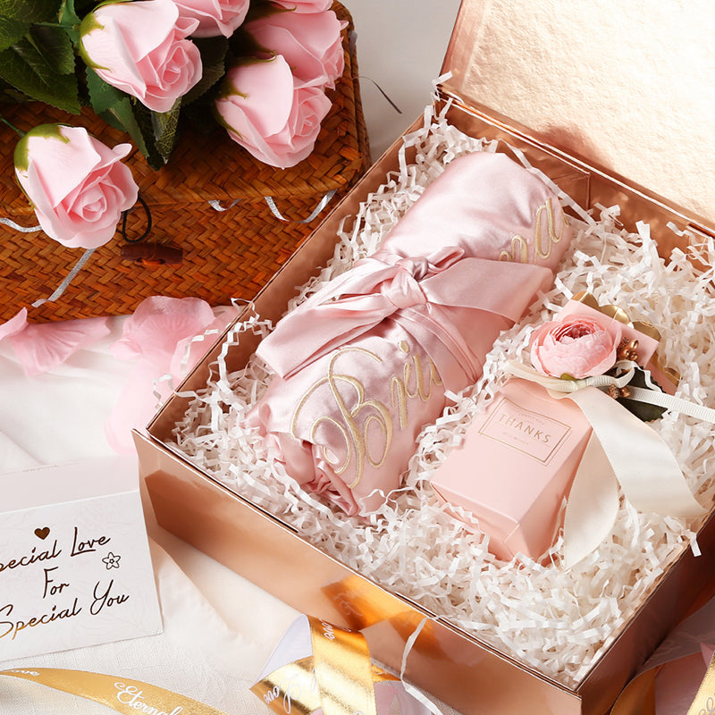 Wholesale 5 Colors 9.5x9.5x3.5 Inches Glossy Collapsible Gift Boxes