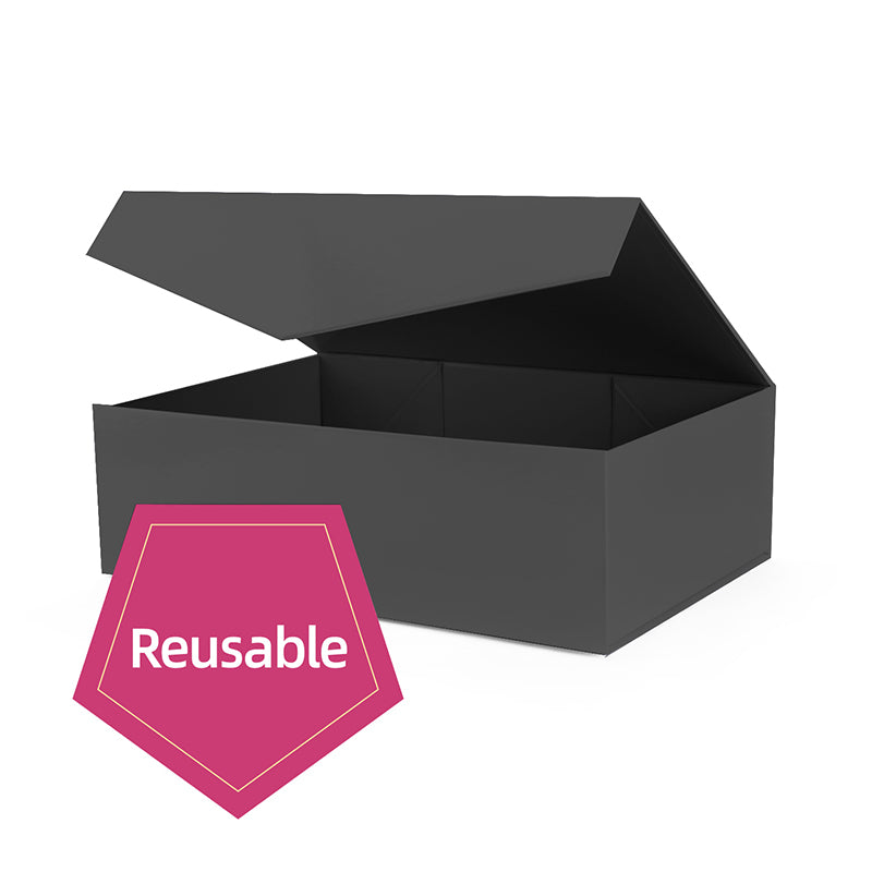 Wholesale 6 Colors Magnetic Collapsible Gift Box with Card and Ribbon (14x9.5x4.5'')