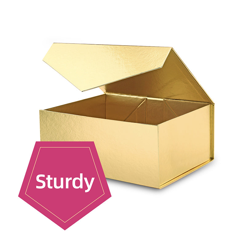Wholesale 6 Color Magnetic Collapsible Gift Box with Card and Ribbon (9.5x7x4")