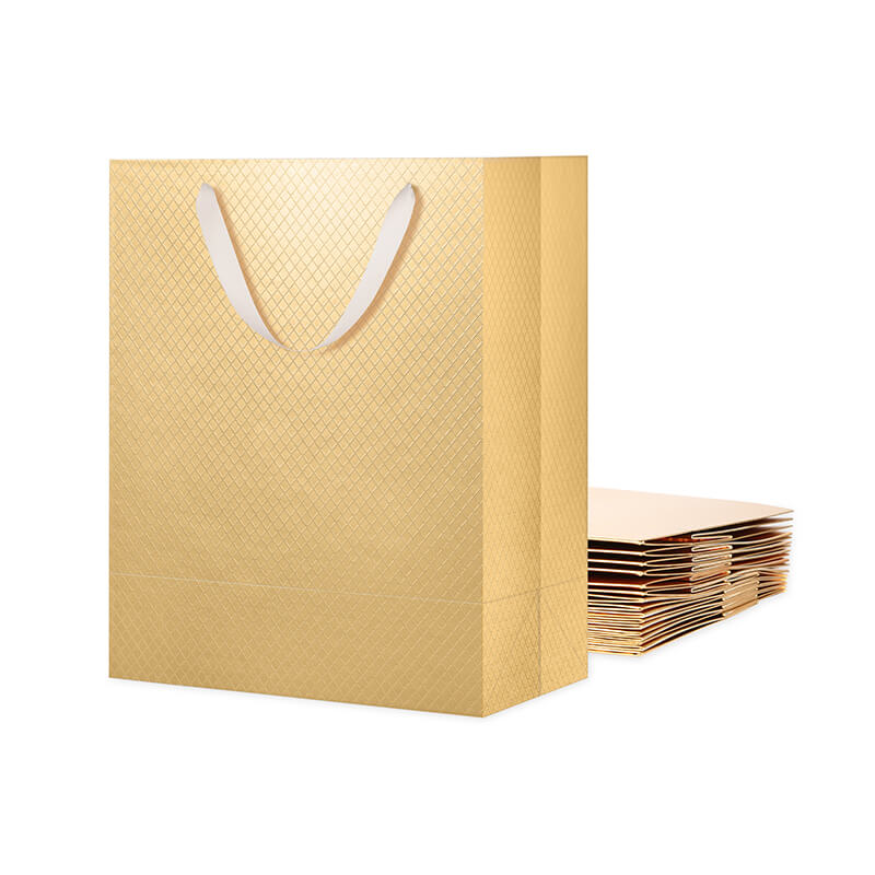 Wholesale 3 Colors 10x5x13 Inches Glossy Finish Large Gift Bags