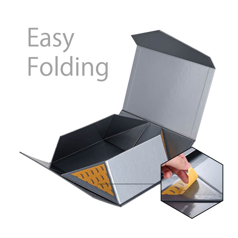 Wholesale 5 color 9.5x7x4 Inches Glossy Lamination Magnetic Gift Boxes