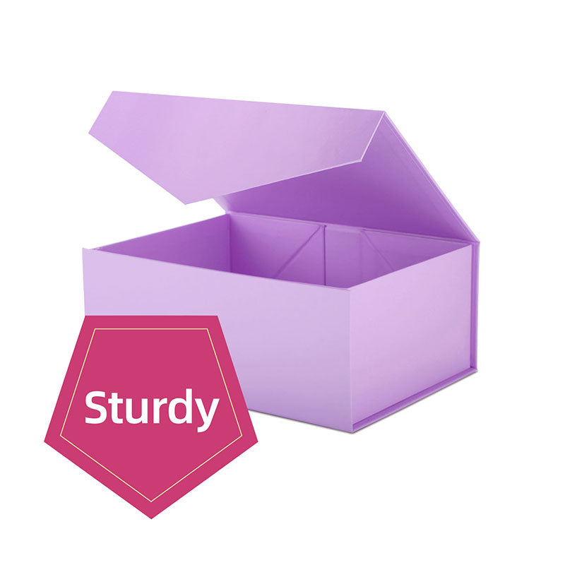 Wholesale 6 Color Magnetic Collapsible Gift Box with Card and Ribbon (9.5x7x4")