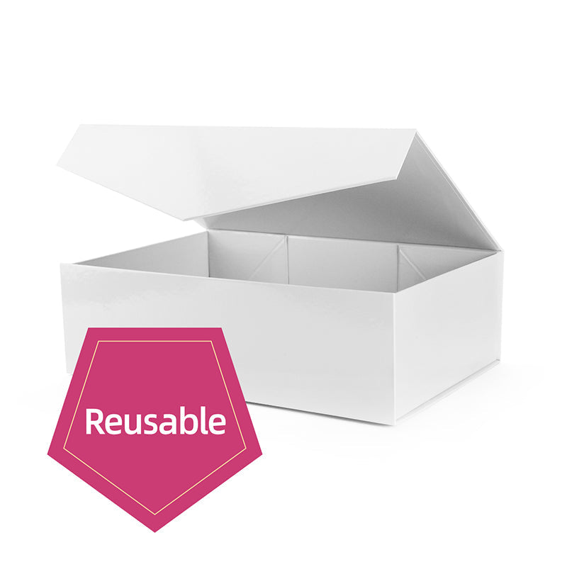 Wholesale 6 Colors Magnetic Collapsible Gift Box with Card and Ribbon (14x9.5x4.5'')