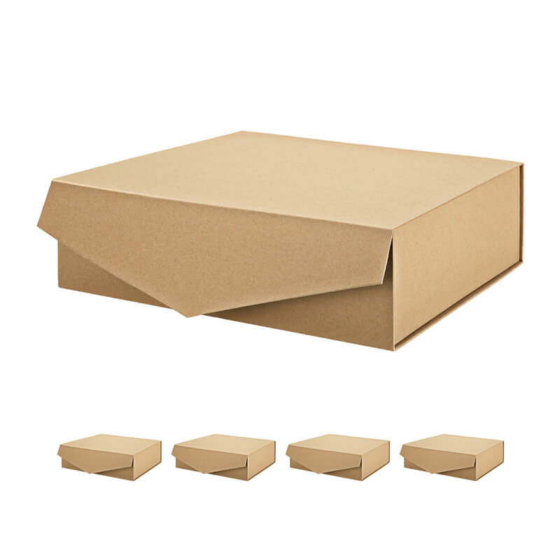 Wholesale 14x9.5x4.5 Inches Magnetic Folding Gift Box For Packaging - Kraft
