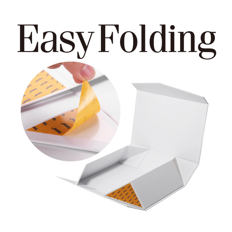 Wholesale 14x9.5x4.5 Inches Magnetic Folding Gift Box For Packaging - Black