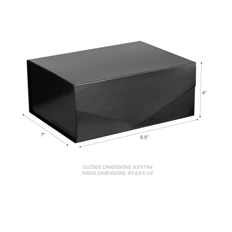 Wholesale 5 color 9.5x7x4 Inches Glossy Lamination Magnetic Gift Boxes