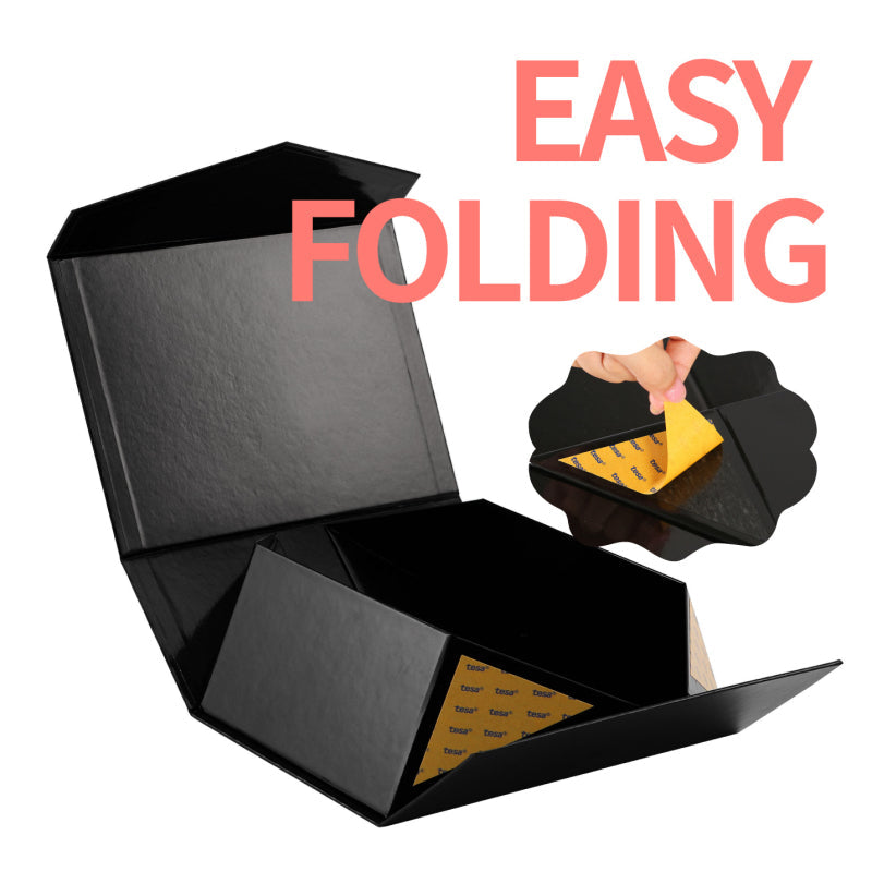 Wholesale 5 color 9.5x7x4 Inches Glossy Lamination Magnetic Gift Boxes