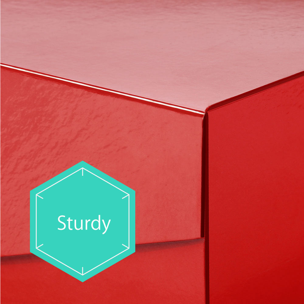 Wholesale 14x9.5x4.5 Inches Magnetic Folding Gift Box For Packaging - Red