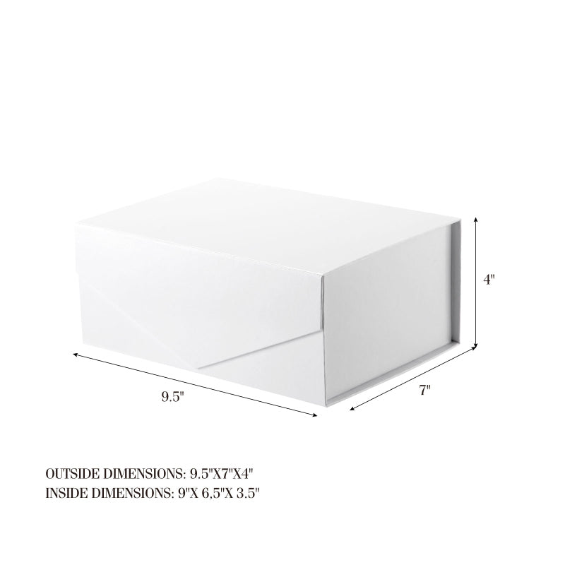 Wholesale 5 color 9.5x7x4 Inches Glossy Lamination Magnetic Gift Boxes