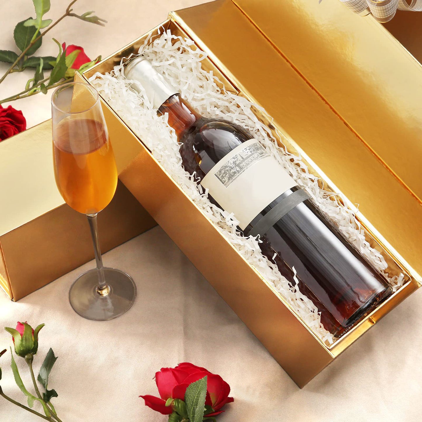 Wholesale 13.5x4.5x4 Inches Wine Bottle Gift Boxes
