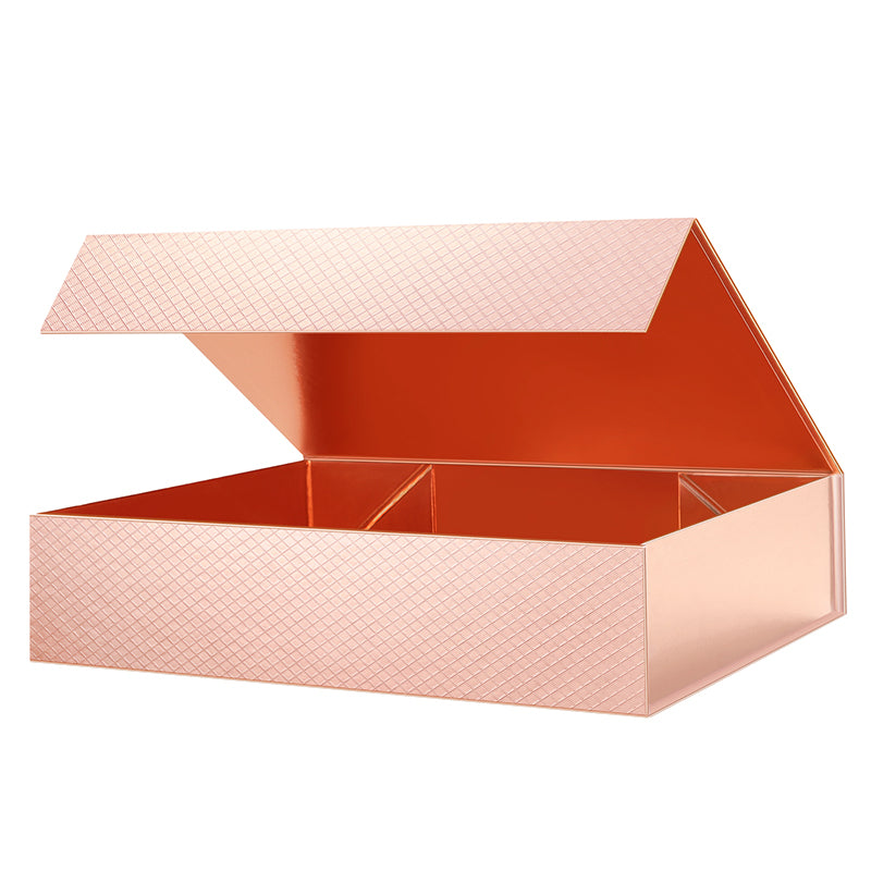 PKGSMART 11.5x8x2.5 Inches Rose Gold for Gift Packaging-5 pcs