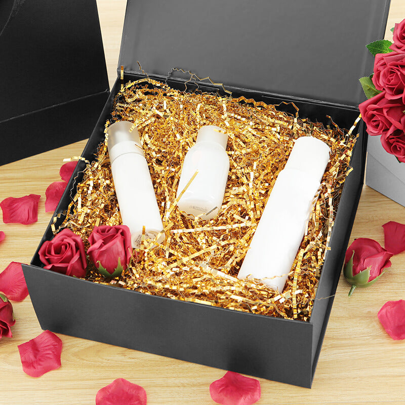 PKGSMART 11x11x4.5 Inches Groomsmen Proposal Magnetic Gift Boxes-5 Boxes