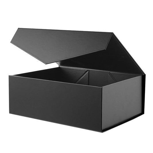 PKGSMART 2 Color 11x8x4 Inches Matte Gift Box with Lid for Presents