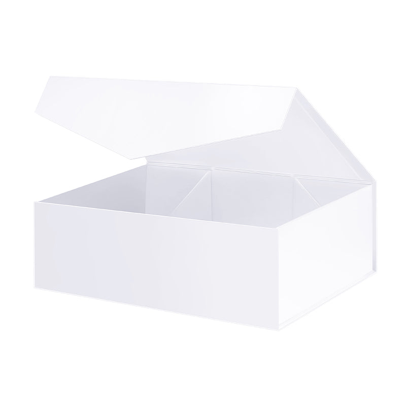 PKGSMART 12x8.5x4 Inches Matte Collapsible Large Gift Boxes-5 Boxes