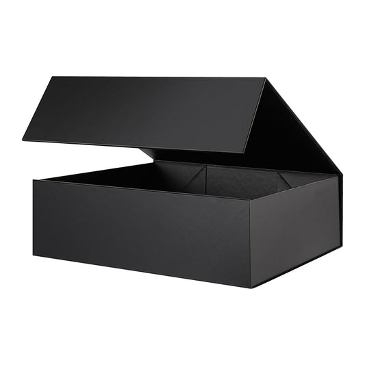 PKGSMART 17x14.5x5.5 Inches Matte Black Extra Large Gift Box for Large Gifts