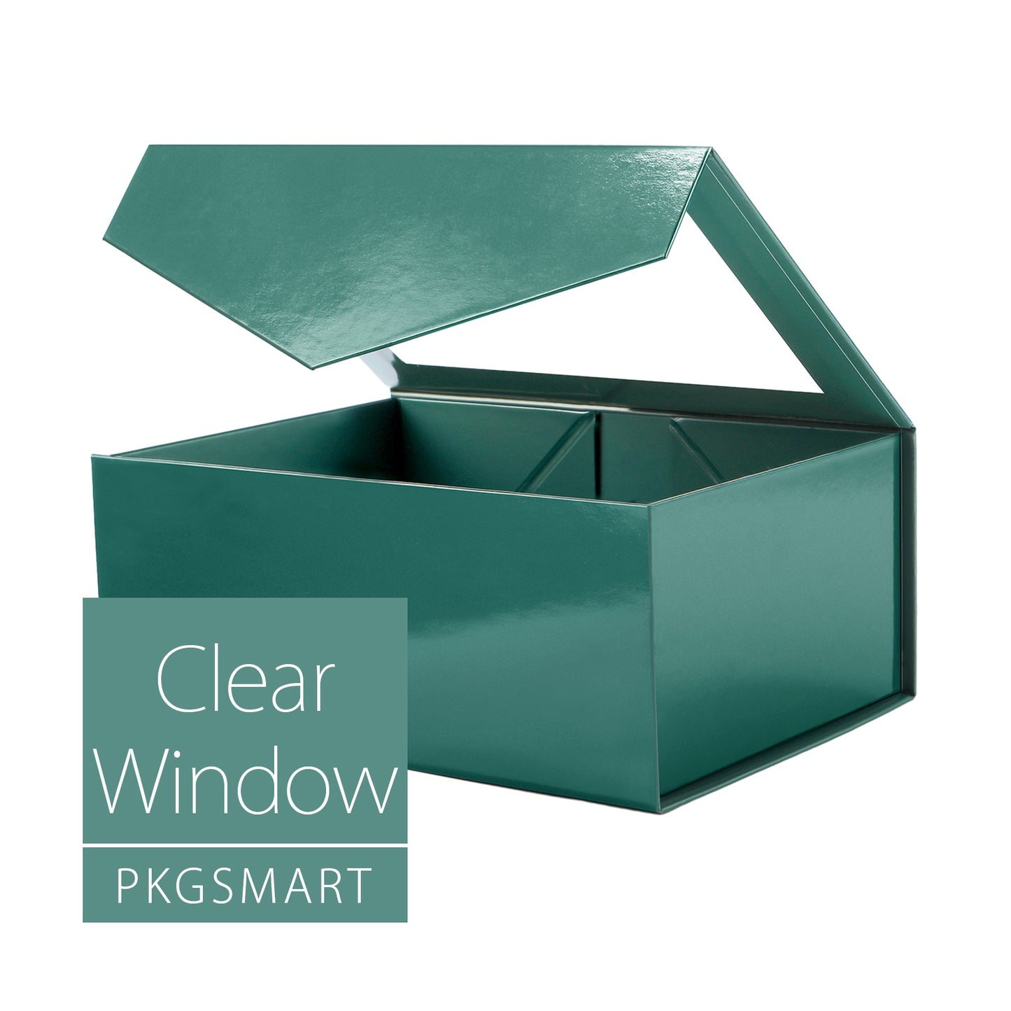 Wholesale 7 Color 9.5x7x4 Inches with Window Lid Box for Gift Packaging