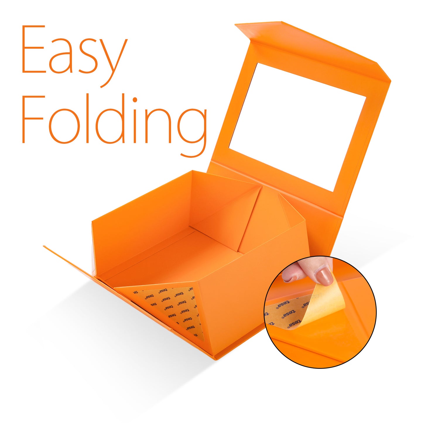 Wholesale 7 Color 9.5x7x4 Inches with Window Lid Box for Gift Packaging