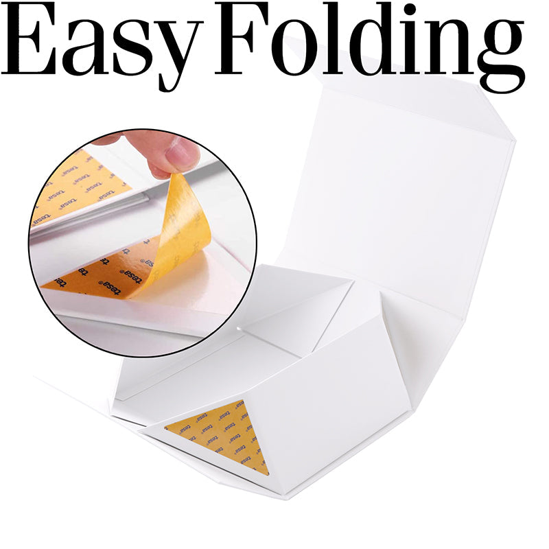Wholesale 2 Color 9.5x7x4 Inches Black Gift Boxes with Square Flap Lids