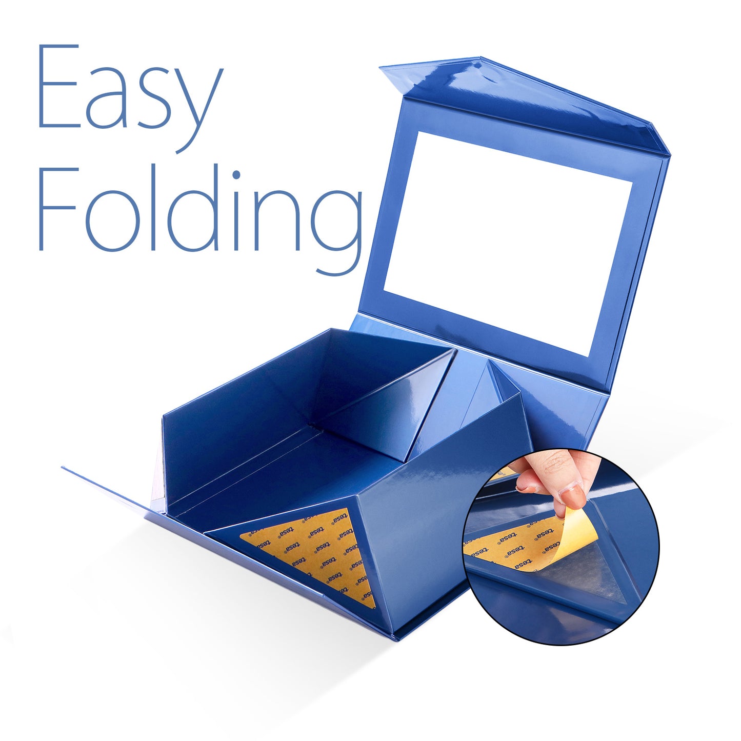 Wholesale 7 Color 9.5x7x4 Inches with Window Lid Box for Gift Packaging