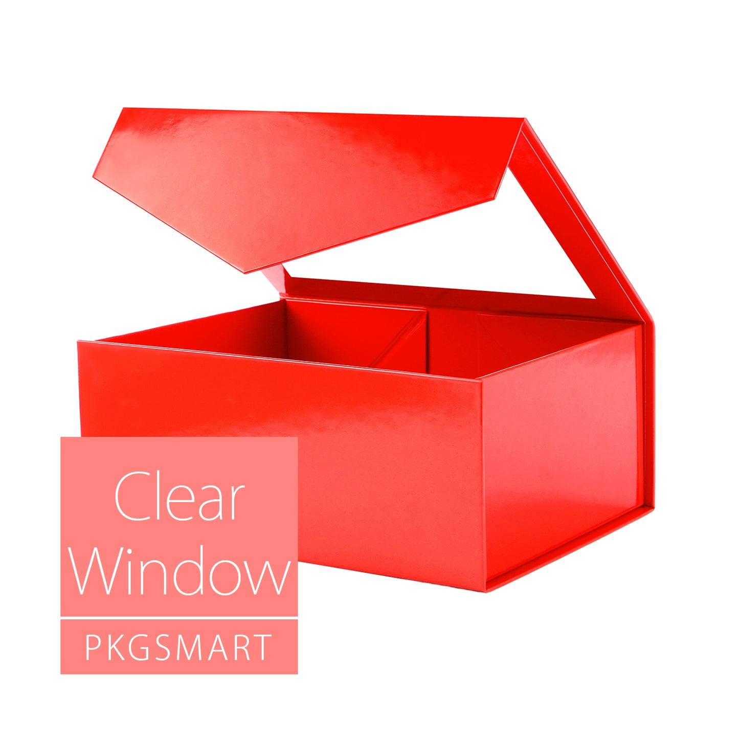 Wholesale 7 Color 9.5x7x4 Inches with Window Lid Box for Gift Packaging