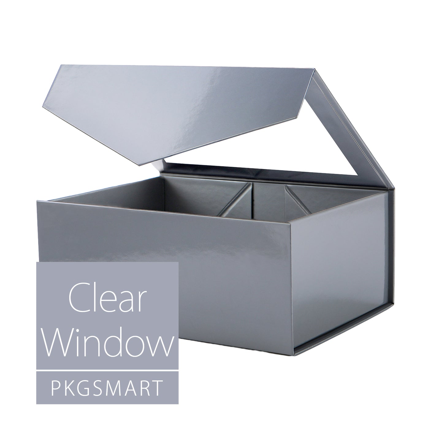 Wholesale 7 Color 9.5x7x4 Inches with Window Lid Box for Gift Packaging