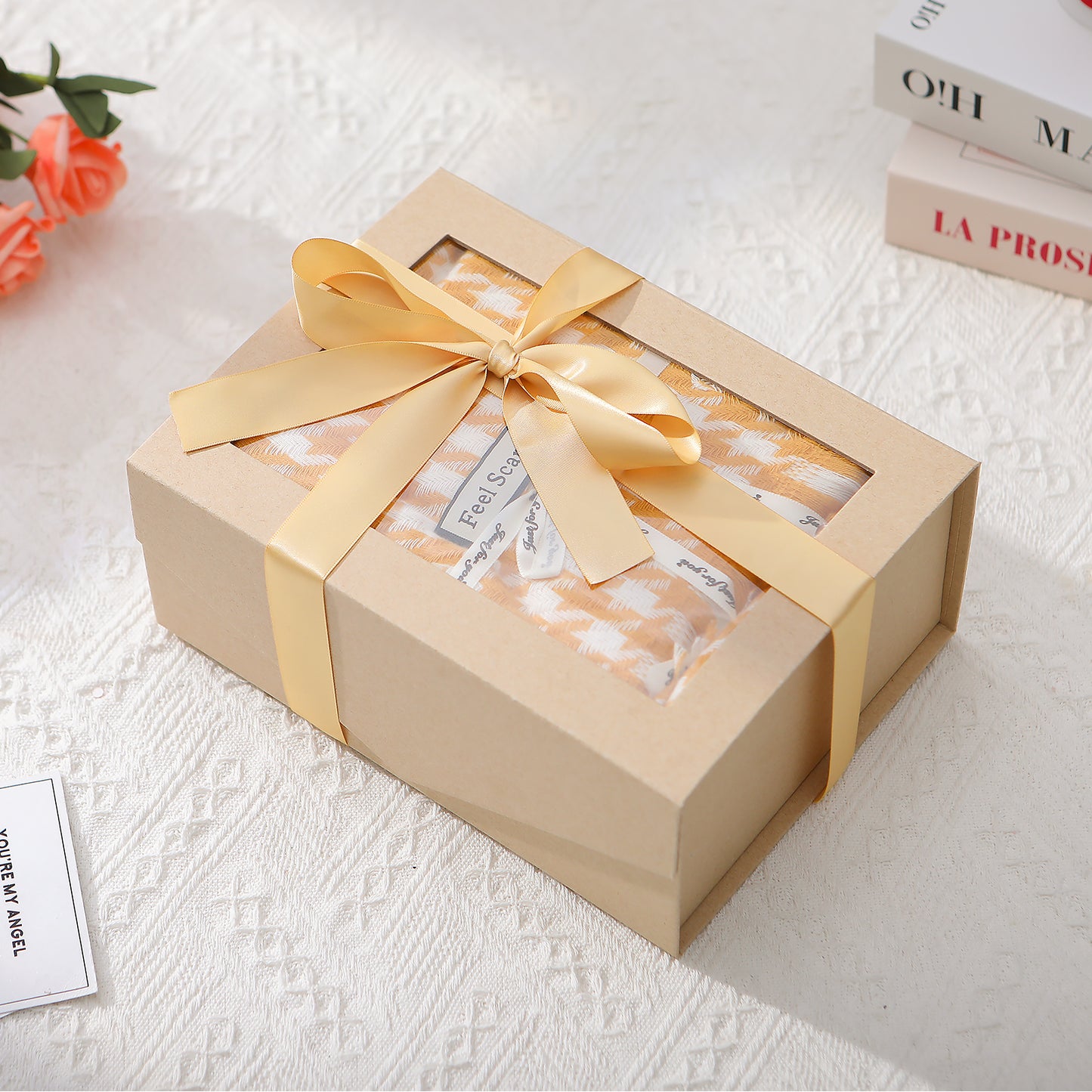 Wholesale 7 Color 9.5x7x4 Inches with Window Lid Box for Gift Packaging