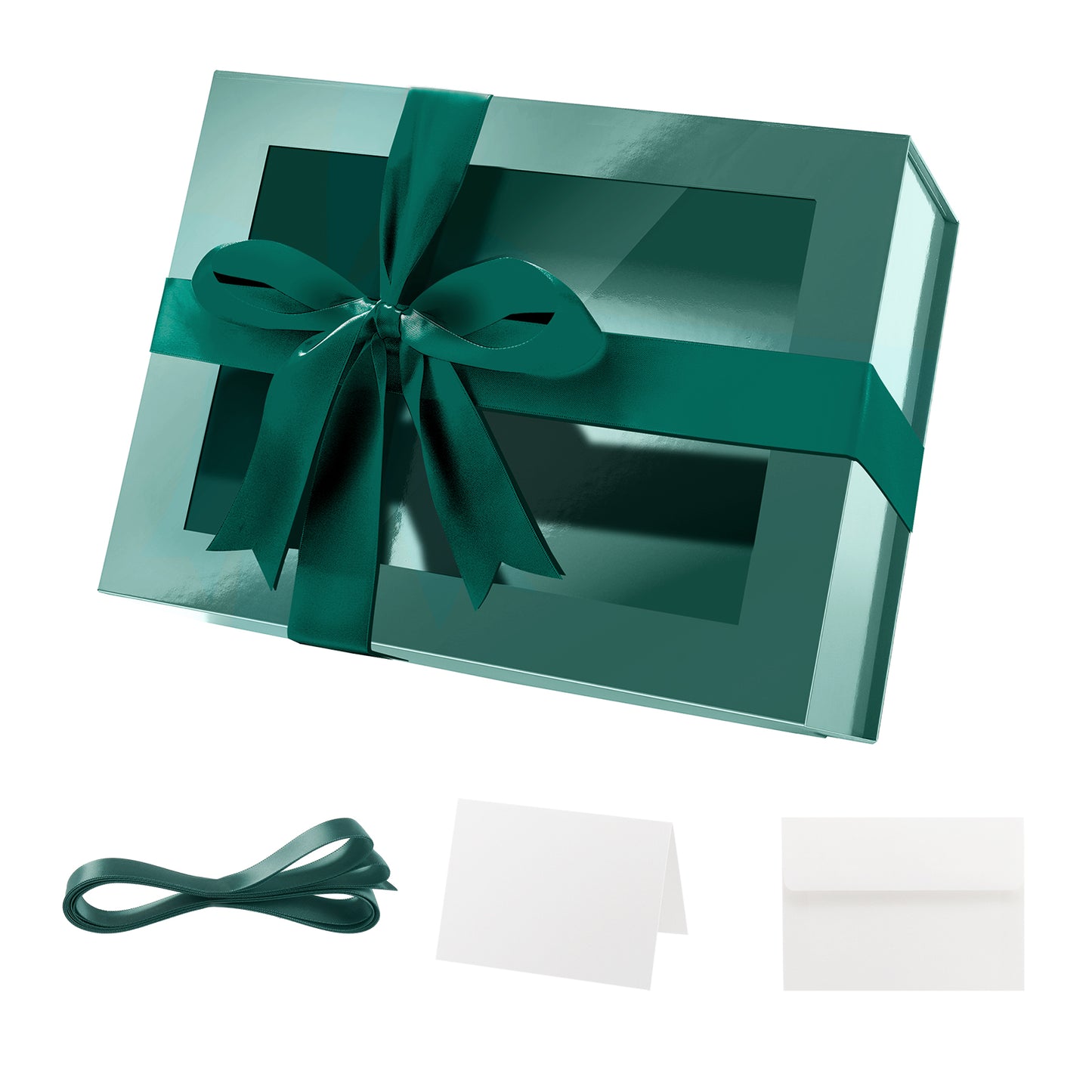 Wholesale 7 Color 9.5x7x4 Inches with Window Lid Box for Gift Packaging