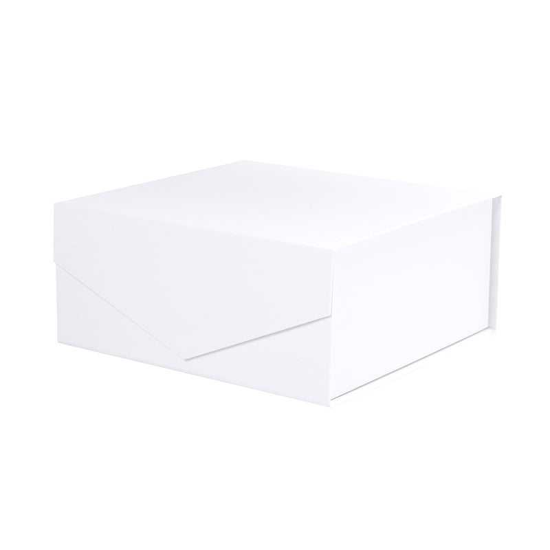 PKGSMART 2 Color 8x8x3.6 Inches Matte Gift Box with Lid for Presents