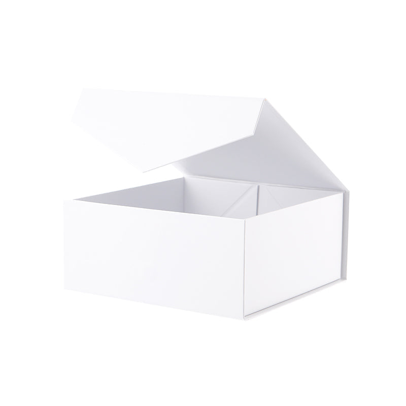 PKGSMART 2 Color 8x8x3.6 Inches Matte Gift Box with Lid for Presents-5 Boxes