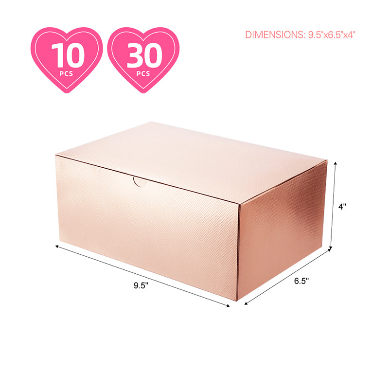 PKGSMART 4 Color 9.5x6.5x4 Inches Gift Boxes for Light Gift-10 Boxes