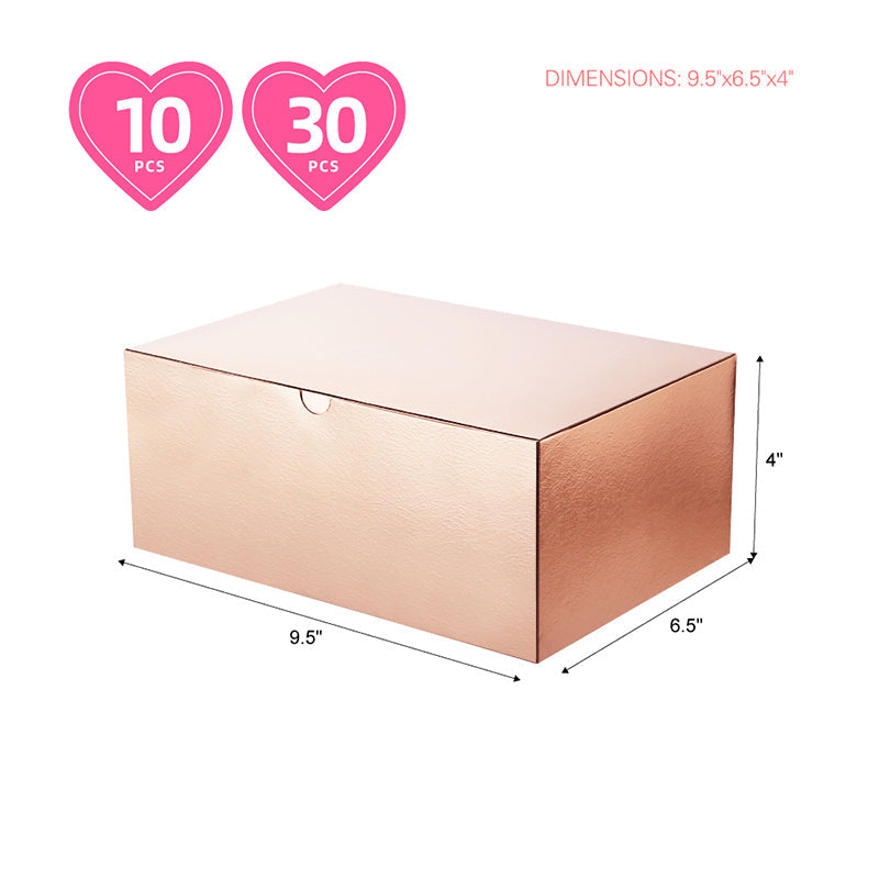 PKGSMART 4 Color 9.5x6.5x4 Inches Gift Boxes for Light Gift-30 Boxes