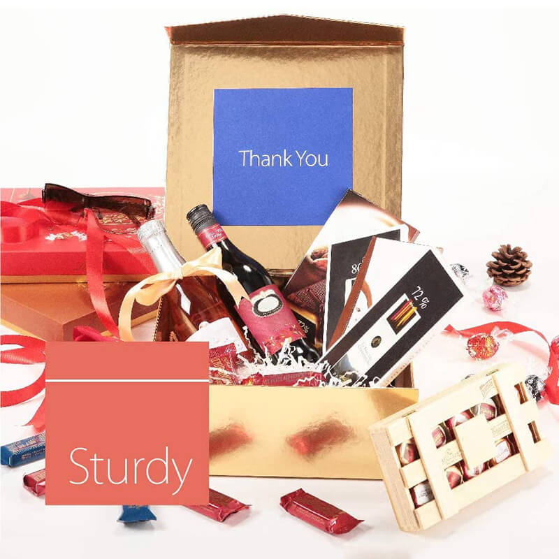 Wholesale 5 Colors 9.5x9.5x3.5 Inches Glossy Collapsible Gift Boxes