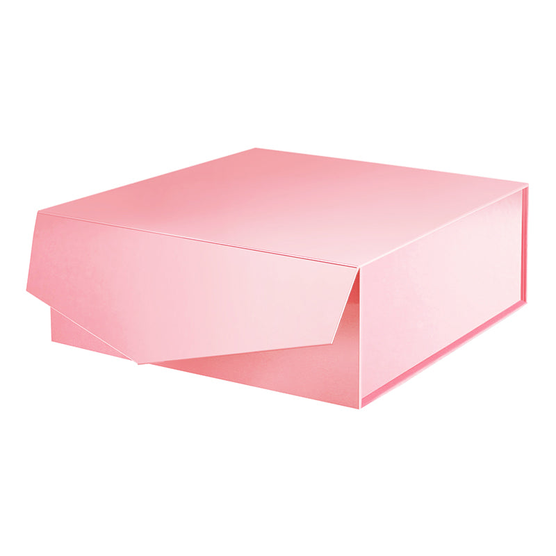Wholesale 5 Colors 9.5x9.5x3.5 Inches Glossy Collapsible Gift Boxes