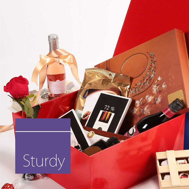 Wholesale 5 Colors 9.5x9.5x3.5 Inches Glossy Collapsible Gift Boxes