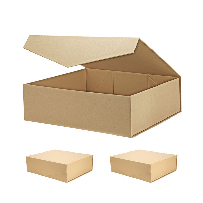 PKGSMART 17x14.5x5.5 Inches Kraft Extra Large Gift Box for Clothes and Large Gifts-3 Boxes