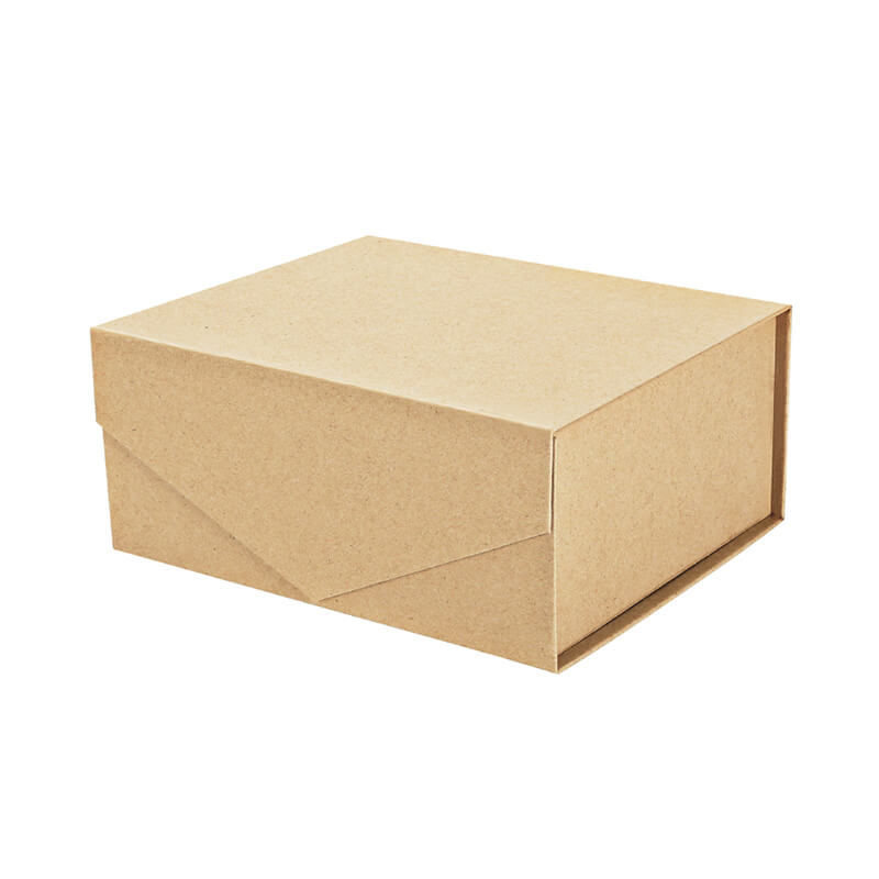 PKGSMART 9.5x7x4 Inches Kraft Box with Magnetic Lid for Gift Packaging