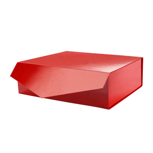 Wholesale 14x9.5x4.5 Inches Magnetic Folding Gift Box For Packaging - Red