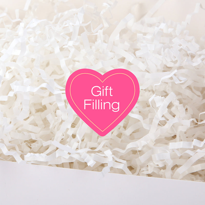 PKGSMART White Crinkle Cut Paper Shred Filler Shredded Paper Crinkle Paper for Gift Packaging